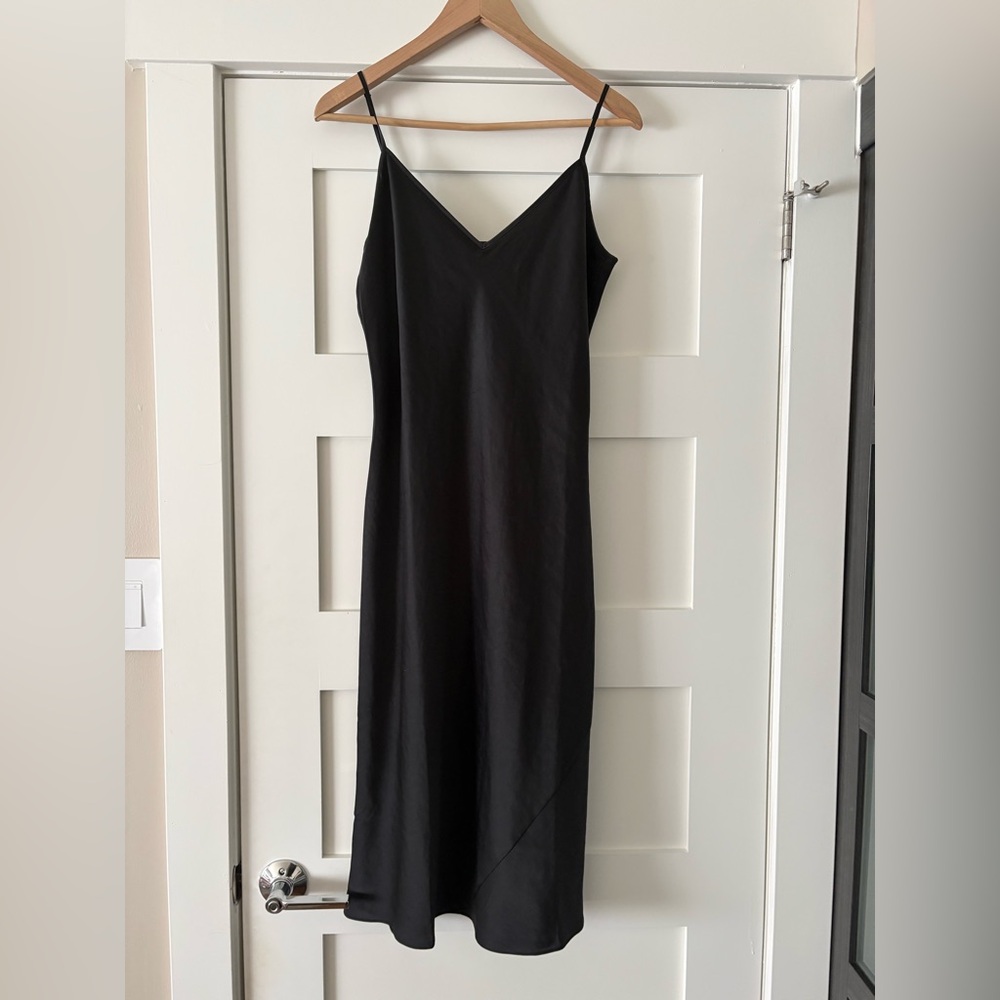 Aritzia Black Silky dress